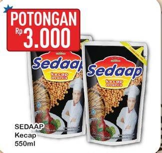 Promo Harga SEDAAP Kecap Manis 550 ml - Hypermart