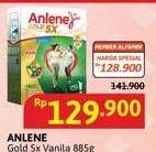 Promo Harga Anlene Gold Plus 5x Hi-Calcium Vanila 885 gr - Alfamidi