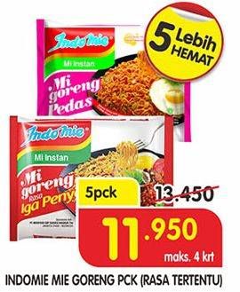 Promo Harga INDOMIE Mi Goreng per 5 pcs - Superindo