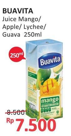 Promo Harga Buavita Fresh Juice Mango, Apple, Lychee, Guava 250 ml - Alfamidi