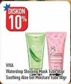 Promo Harga VIVA Waterdrop Sleeping Mask/Soothing Aloe Gel  - Hypermart