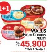 Promo Harga Walls Ice Cream 700 ml - LotteMart