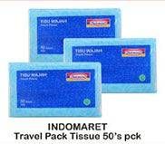 Promo Harga INDOMARET Tissue Travel 50 pcs - Indomaret