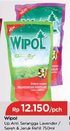 Promo Harga WIPOL Karbol Wangi Lavender, Sereh + Jeruk 750 ml - TIP TOP