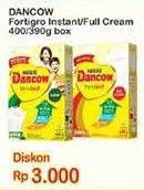 Promo Harga Dancow FortiGro Susu Bubuk Full Cream, Instant 400 gr - Indomaret