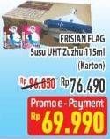 Promo Harga FRISIAN FLAG Susu UHT Milky Zuzhu per 36 pcs 115 ml - Hypermart