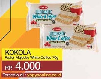 Promo Harga KOKOLA Wafer Cream Majestic White Coffee 70 gr - Yogya