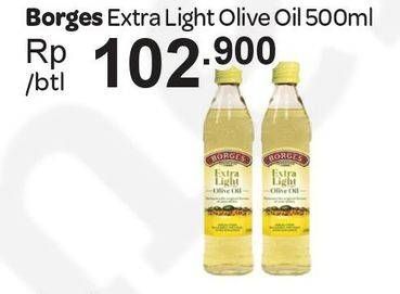 Promo Harga BORGES Olive Oil Extra Light 500 ml - Carrefour