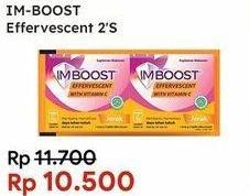 Promo Harga IMBOOST Effervescent with Vitamin C 2 pcs - Indomaret