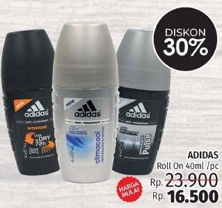 Promo Harga ADIDAS Deodorant Roll On 40 ml - LotteMart