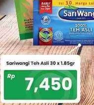 Promo Harga Sariwangi Teh Asli 55 gr - Carrefour
