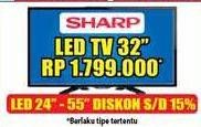 Promo Harga SHARP LED TV 32