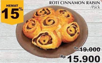 Promo Harga Roti Cinnamon Raisin  - Giant