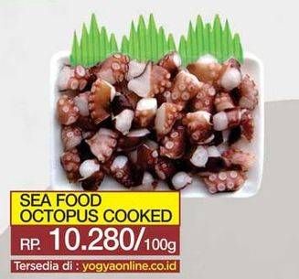 Promo Harga Sea Food  Octopus Cooked per 100 gr - Yogya
