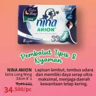 Promo Harga Bagus Nina Anion 33cm 8 pcs - Guardian