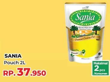 Promo Harga Sania Minyak Goreng 2000 ml - Yogya