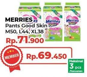Promo Harga Merries Pants Good Skin XL38, L44, M50 38 pcs - Yogya