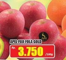 Promo Harga Apel Fuji Fola Gold per 100 gr - Hari Hari