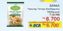 Promo Harga Sania Tepung Terigu Serbaguna 1000 gr - Indomaret