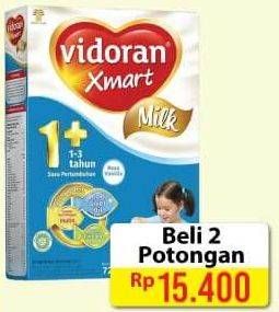 Promo Harga VIDORAN Xmart 1+ Madu, Vanilla per 2 box 725 gr - Alfamart