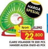 Promo Harga CLARIS SQ Volander/Hanger Alissa  - Superindo