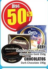 Promo Harga Gery Butter Cookies/Chocolatos/Chocolatos Gold  - Hari Hari