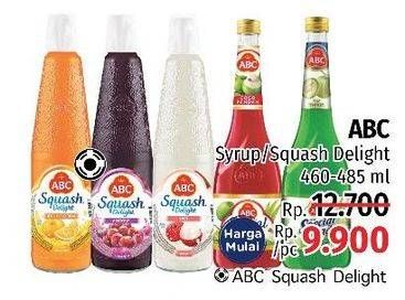 Promo Harga Syrup Squash/Special Grade 460-485ml  - LotteMart