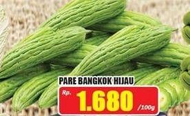 Promo Harga Pare Bangkok Hijau per 100 gr - Hari Hari