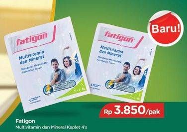 Promo Harga FATIGON Multivitamin dan Mineral 4 pcs - TIP TOP