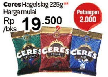 Promo Harga CERES Hagelslag Rice Choco 225 gr - Carrefour