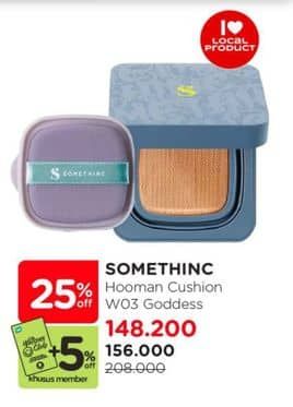 Promo Harga Somethinc Hooman Cushion W03 Goddess  - Watsons