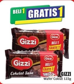 Promo Harga Gizzi Wafer Cokelat 122 gr - Hari Hari