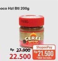 Promo Harga Ceres Choco Spread Choco Hazelnut 200 gr - Alfamart