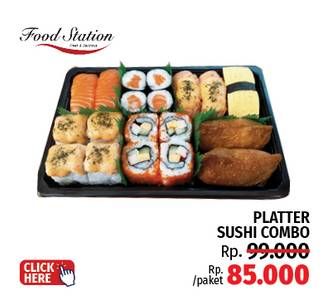 Promo Harga Platter Sushi Combo  - LotteMart