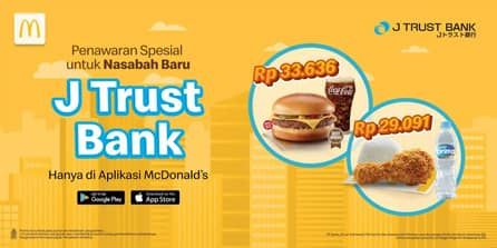 Promo Harga Nasabah J Trust Bank  - McD