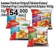 Promo Harga LEZZA Nugget Stips, Katsu, Pop Corn, Wing Hot Spicy 400 gr - Carrefour
