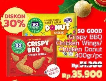 SO GOOD Crispy BBQ Chicken Wings/Chicken Donut