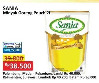 Promo Harga Sania Minyak Goreng 2000 ml - Alfamart