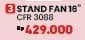 Promo Harga Turbo CFR 3088 Stand Fan 16  - COURTS