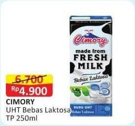 Promo Harga CIMORY Susu UHT Bebas Laktosa 250 ml - Alfamart