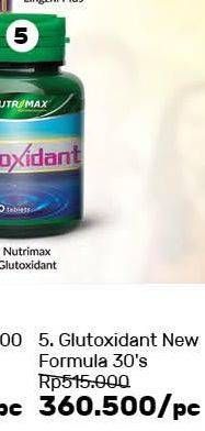 Promo Harga NUTRIMAX Glutoxidant 30 pcs - Guardian