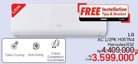 Promo Harga LG H05TN4 1/2 PK AC  - LotteMart