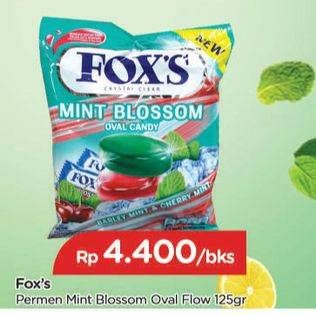 Promo Harga FOXS Crystal Candy Mint Blossom Oval Flow 125 gr - TIP TOP