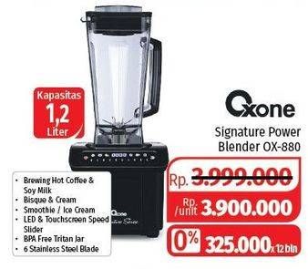 Promo Harga OXONE SIgnature Power Blender OX-880  - Lotte Grosir