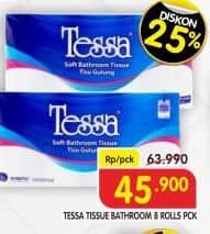 Promo Harga Tessa Toilet Tissue per 8 pcs 300 sheet - Superindo