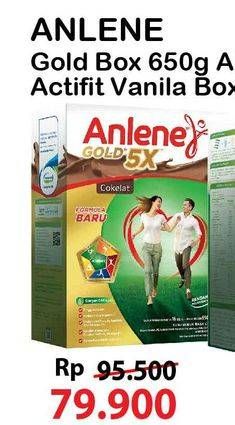 Promo Harga ANLENE Gold Plus 5x Hi-Calcium All Variants 650 gr - Alfamart