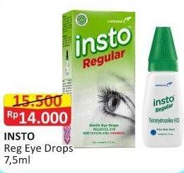 Promo Harga Insto Dry Eye Drops Reguler 7 ml - Alfamart