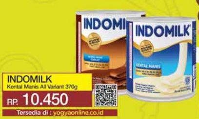 Promo Harga Indomilk Susu Kental Manis All Variants 370 gr - Yogya