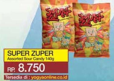 Promo Harga Super Zuper Permen 140 gr - Yogya