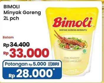 Promo Harga Bimoli Minyak Goreng 2000 ml - Indomaret